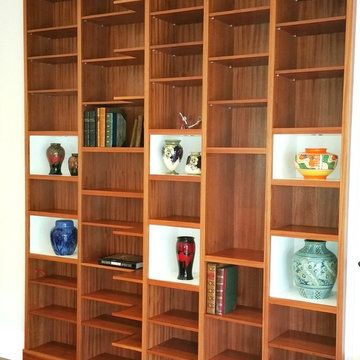 Ceramic Art and Bookshelves