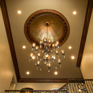 Chandelier in Entry Hall