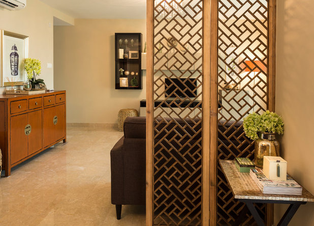 Asian Living Room by Interior Design Journey Pte Ltd