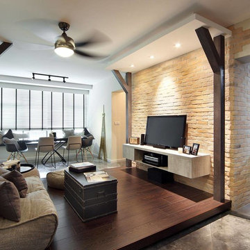 Chapter One Interior SG - Small Space Opened for living