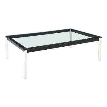 Charles - Rectangle Coffee Table in Black