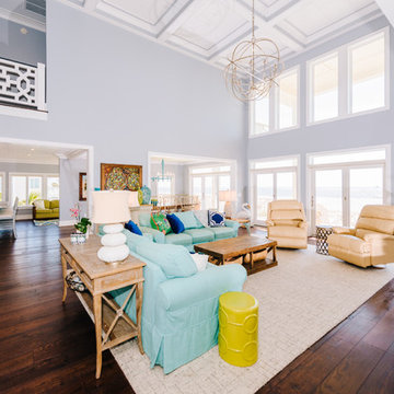 Charleston Beach House Living Room