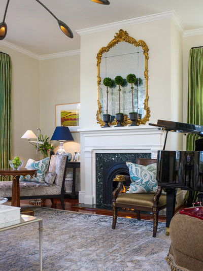Traditional Living Room by Foley & Stinnette Interior Design