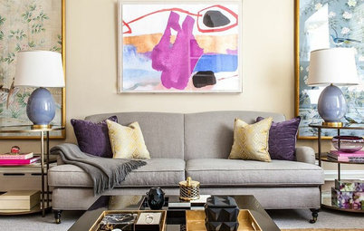 Room of the Day: An Artful Use of Bold Color