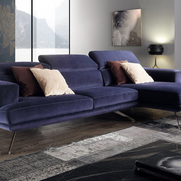 Chateau d'Ax Golden 2220 Italian Sectional Sofa | MIG Furniture