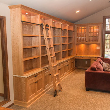 Cherry Library Bookcases