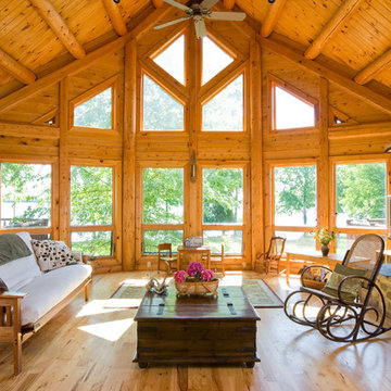 Chesapeake Bay waterfront Log Home