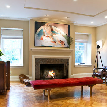 Chestnut Hill living room