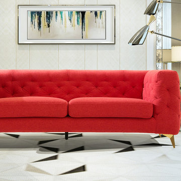 Chic Home Soho Sofa, Red