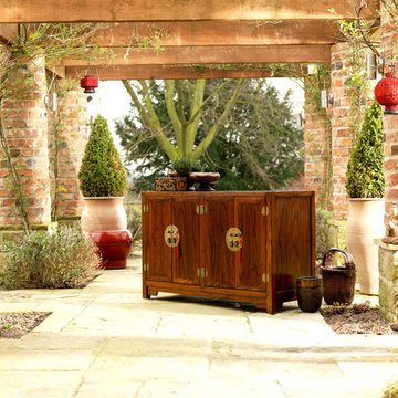 Chinese classical sideboard in elm wood