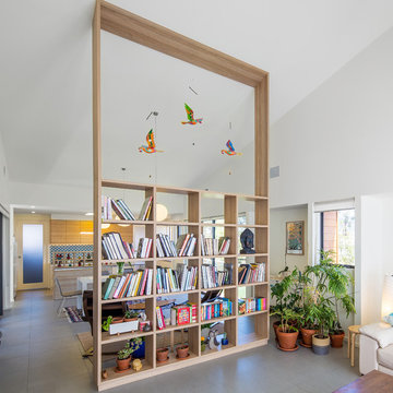 Bookshelf As Room Divider - Photos & Ideas | Houzz