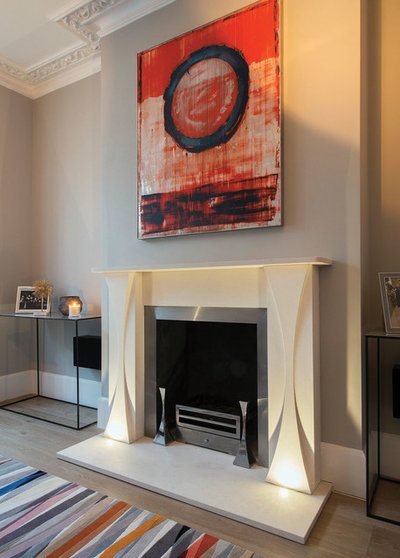 Contemporary Living Room by Moretti Interior Design Ltd
