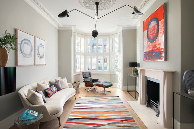 Contemporary Living Room by Moretti Interior Design Ltd