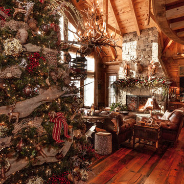 Christmas At Modern Rustic Homes