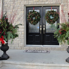 Christmas Decorating with Potted Plants