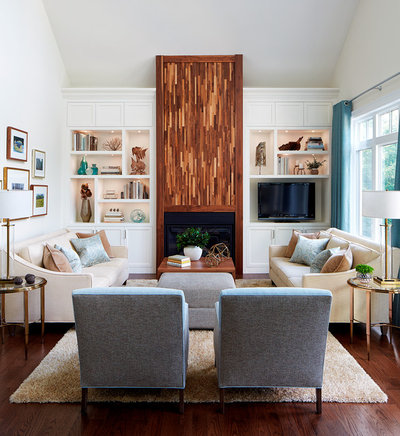 Transitional Living Room by Design for Conscious Living®