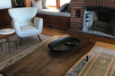 Living room - craftsman living room idea in Boise