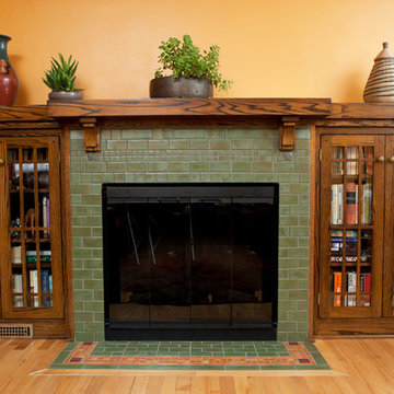 Classic Arts & Crafts Fireplace