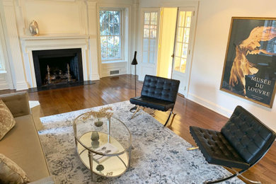 Living room - living room idea in Philadelphia