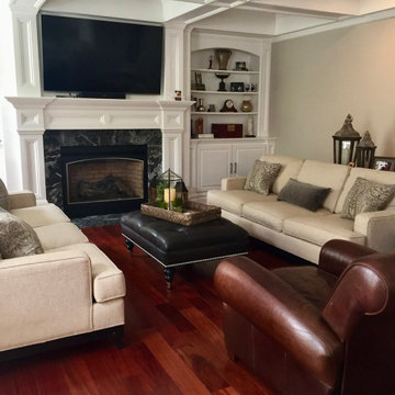 Classically Adorned Living Room