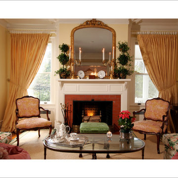 Classically designed living room