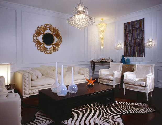 Eclectic Living Room by CIH Design
