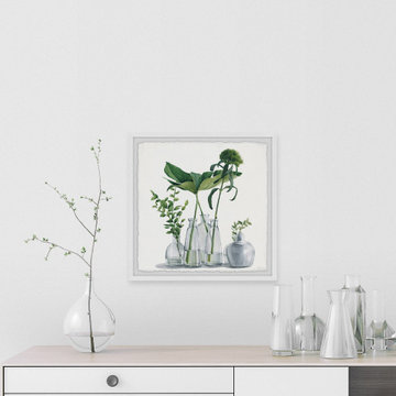 "Clear Greens" Framed Painting Print