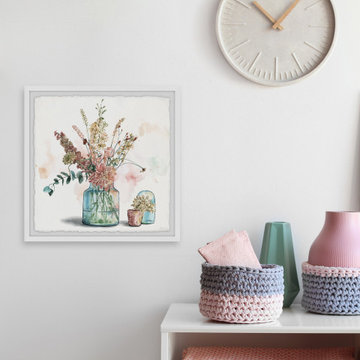 "Clearly Blooms" Framed Painting Print
