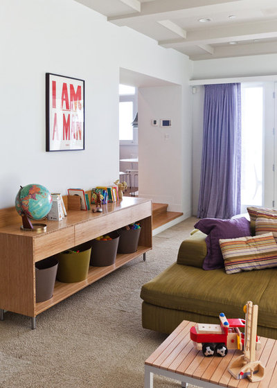 Contemporary Living Room by Natasha Barrault Design