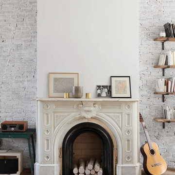 Clinton Hill Townhouse Fireplace