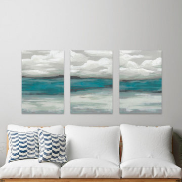 Clouds over the Marsh Triptych