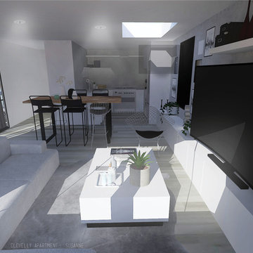 Clovelly Apartment (3d renders)