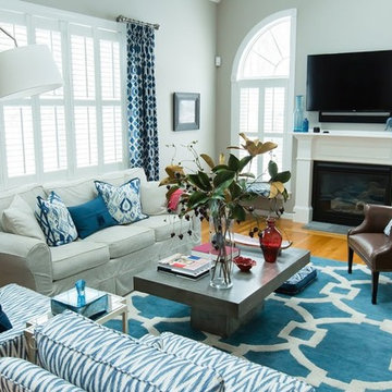 Coastal Blue Living Room