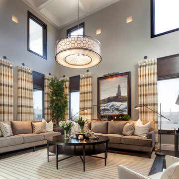 Coastal Living Room: Robeson Design