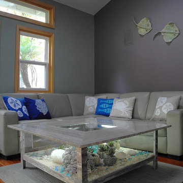 Coastal Themed Living Room