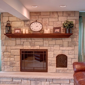 Cobble Stone Fireplaces