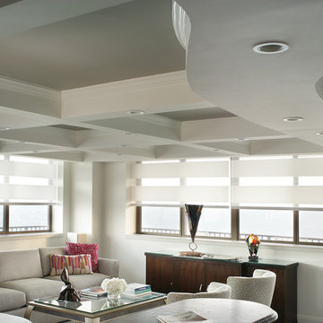 COFFERED CEILINGS- LIVING ROOM