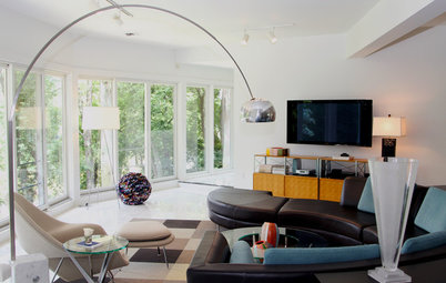 My Houzz: Mod Chic for a Midcentury Riverfront Home