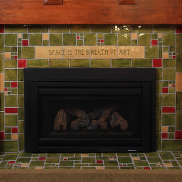 Colfax Avenue fireplace '12
