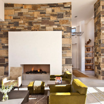 Collector's Paradise | Estancia - Living Room + Fireplace