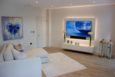 Coastal living room in Hertfordshire.