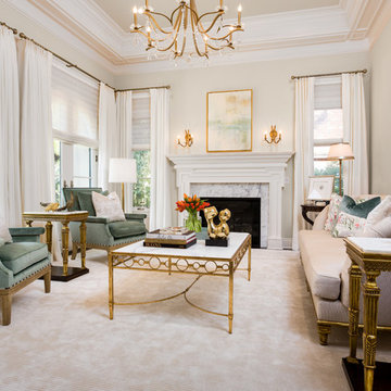 Colonial Revival Living Room