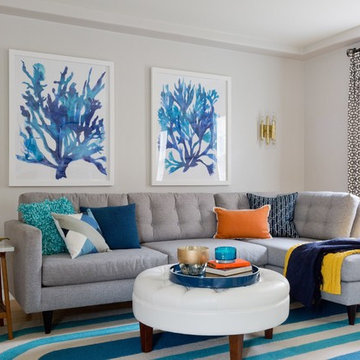 Colorful and Modern 1940's Home