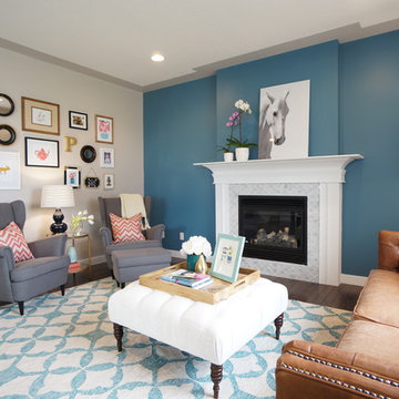 Colorful Family Room