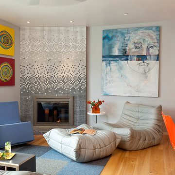 Colorful Mid Century Modern Residence