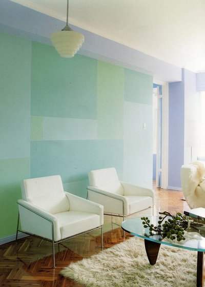 Contemporary Living Room by Scott Weston Architecture Design PL