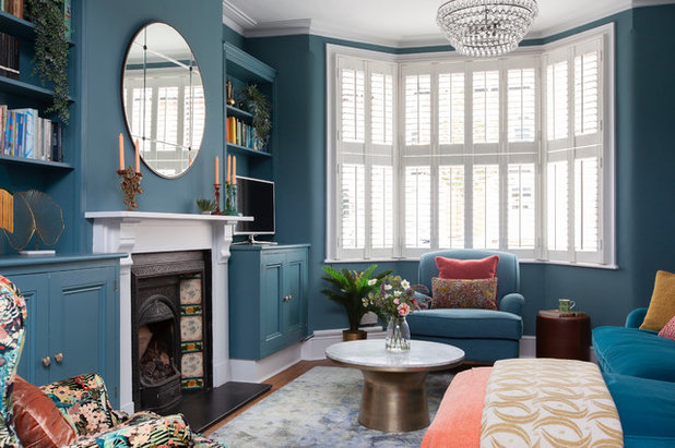 Eclectic Living Room by Kate Lovejoy Interiors