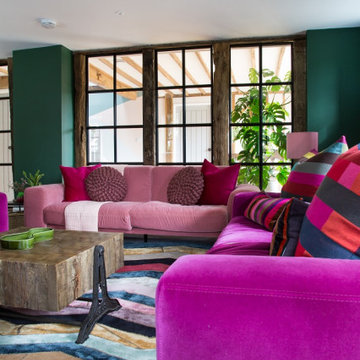 Colourful Living Room - Tenterden Oast