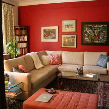 Colourful living rooms