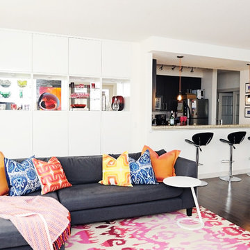 Colourful Modern Eclectic Great Room
